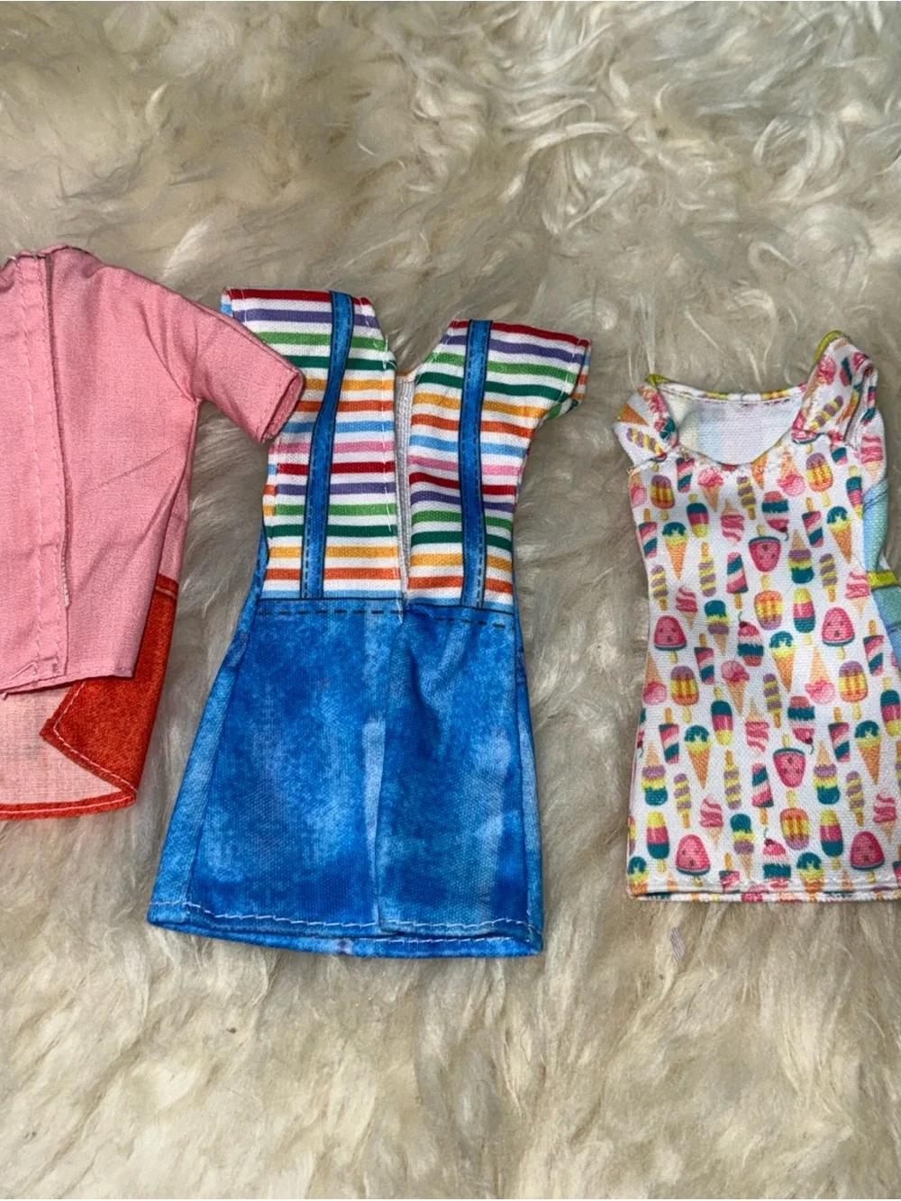 Barbie artist chef and ice cream parlor outfit